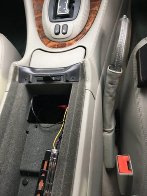 Daimler front phone cubby.JPG